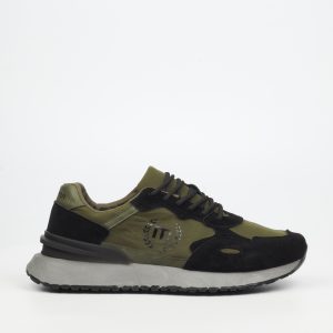 Franco 1 Faux Suede / Nylon Sneakers - Olive